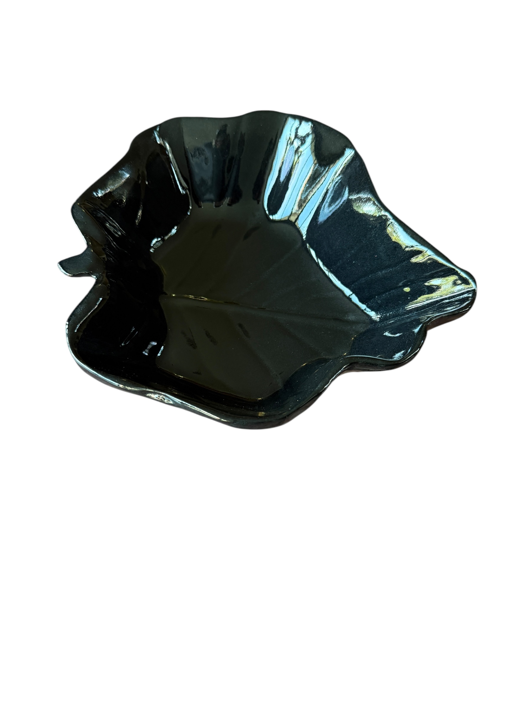 AlexandreHouse Holzschale Mit Blatt-Motiv - Lackierte Schale Für Deko & Aufbewahrung