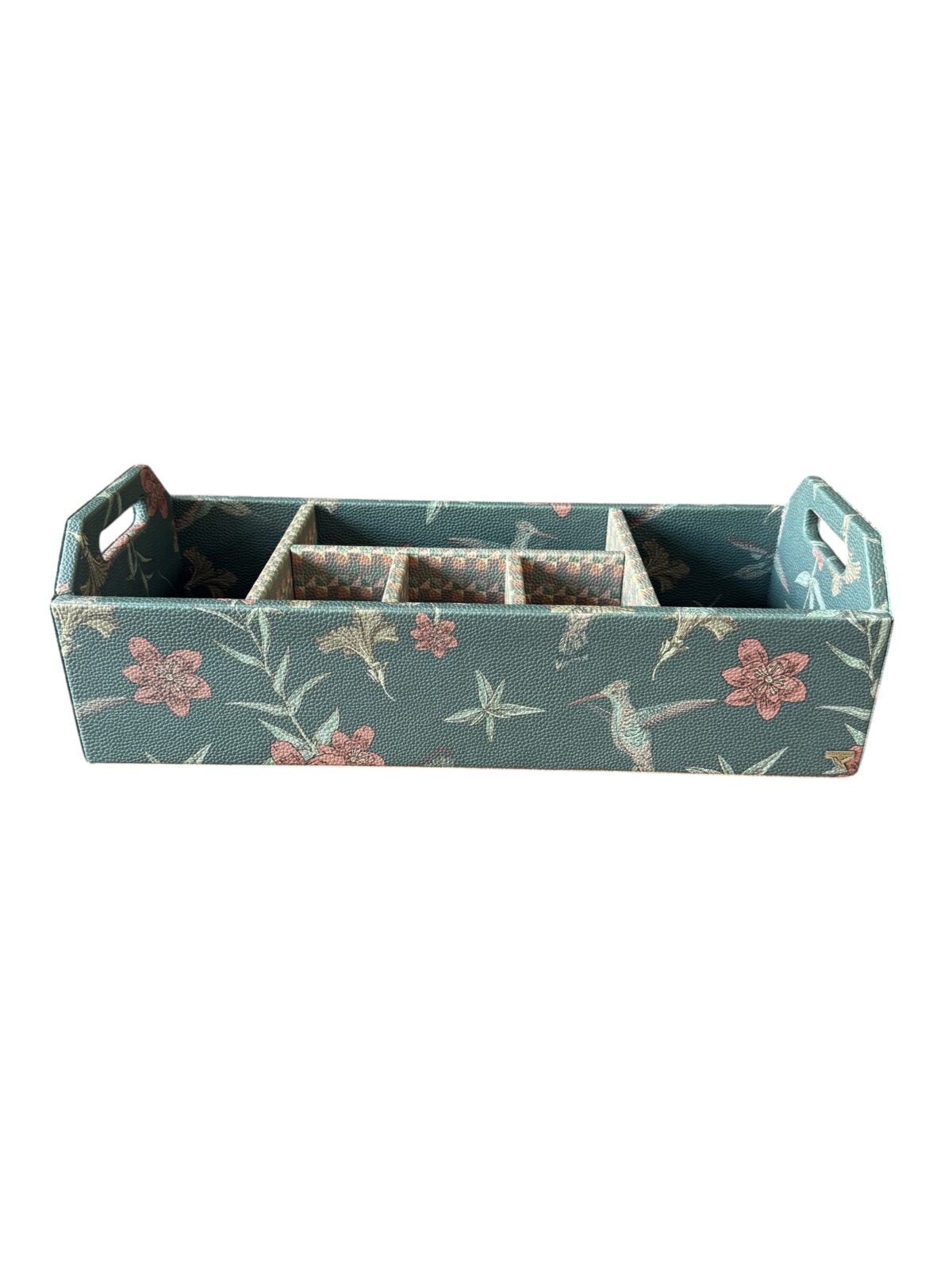 Caja para cubiertos con 6 divisones, diseño laguna