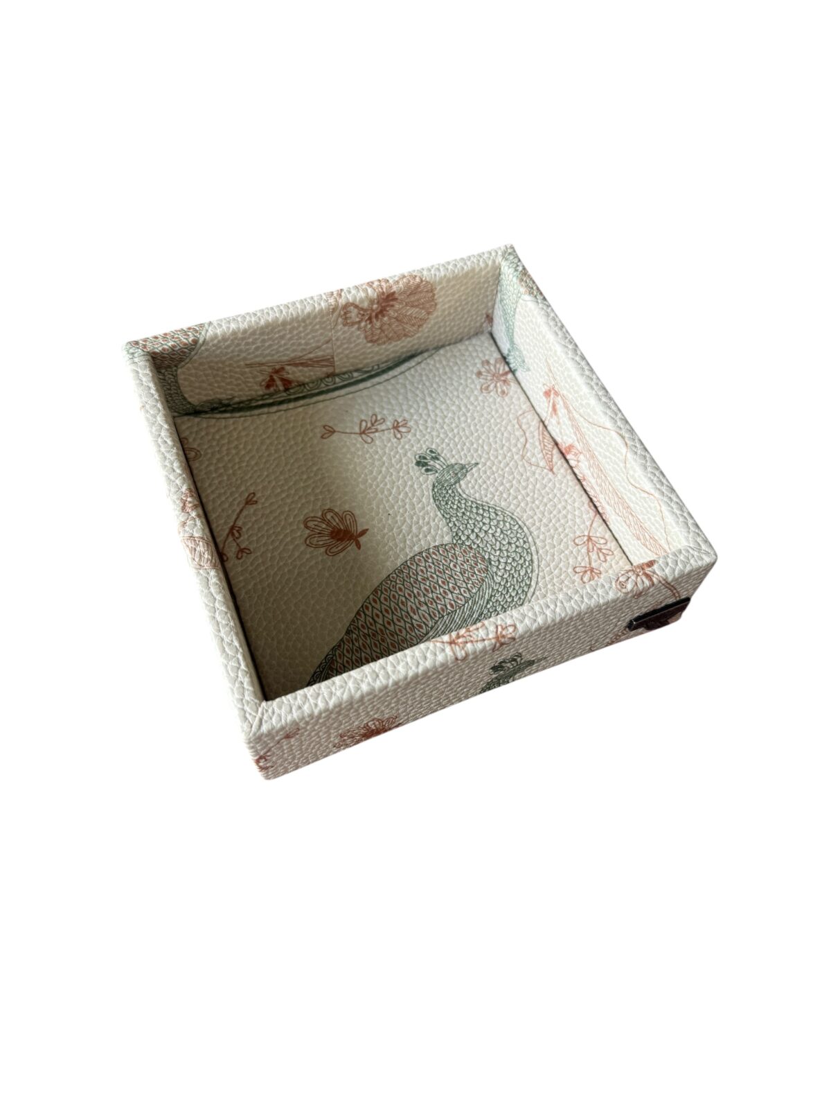 Charola cuadrada cubo, diseño otoño - Image 2