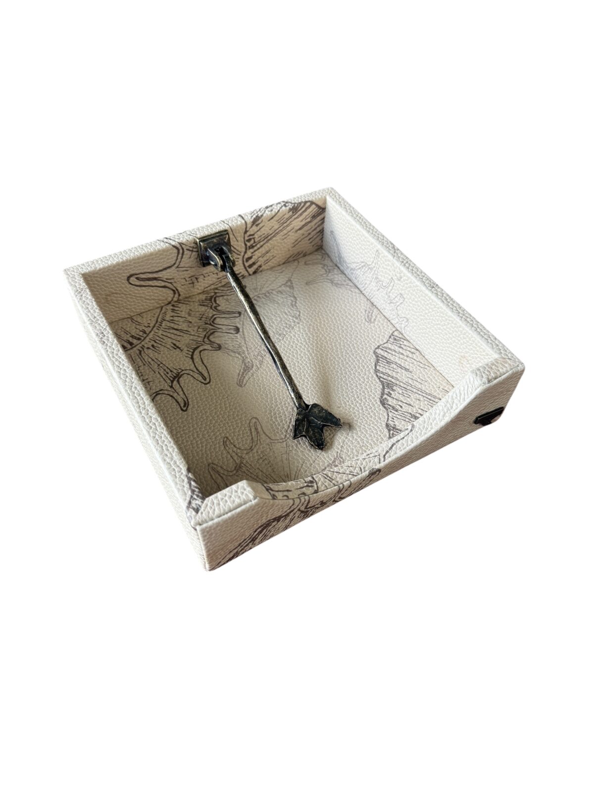 Charola para servilletas, diseño caracola - Image 2