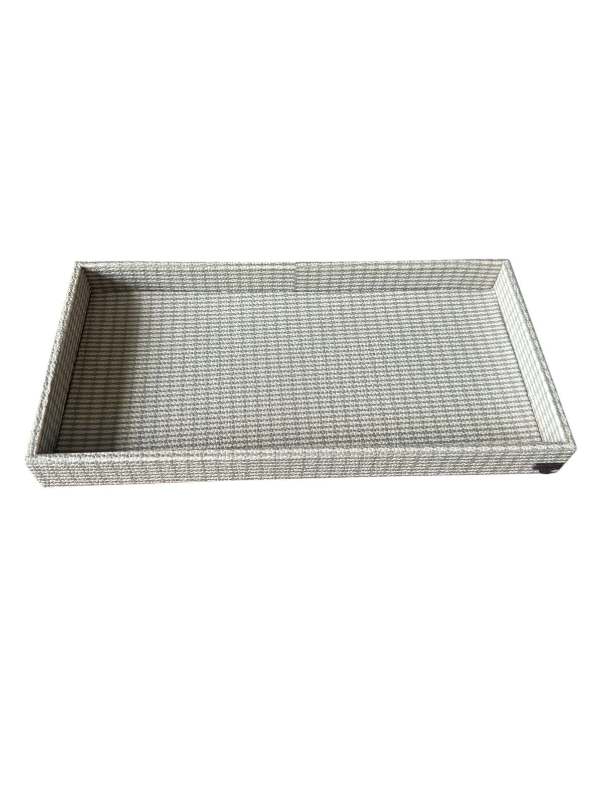 Charola delgada, diseño erizo gris