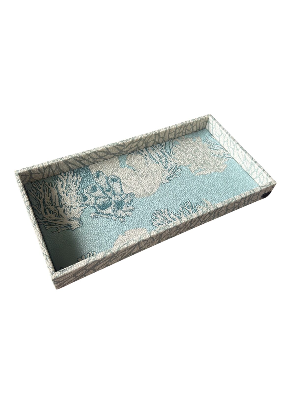 Charola delgada, diseño coral - Image 2