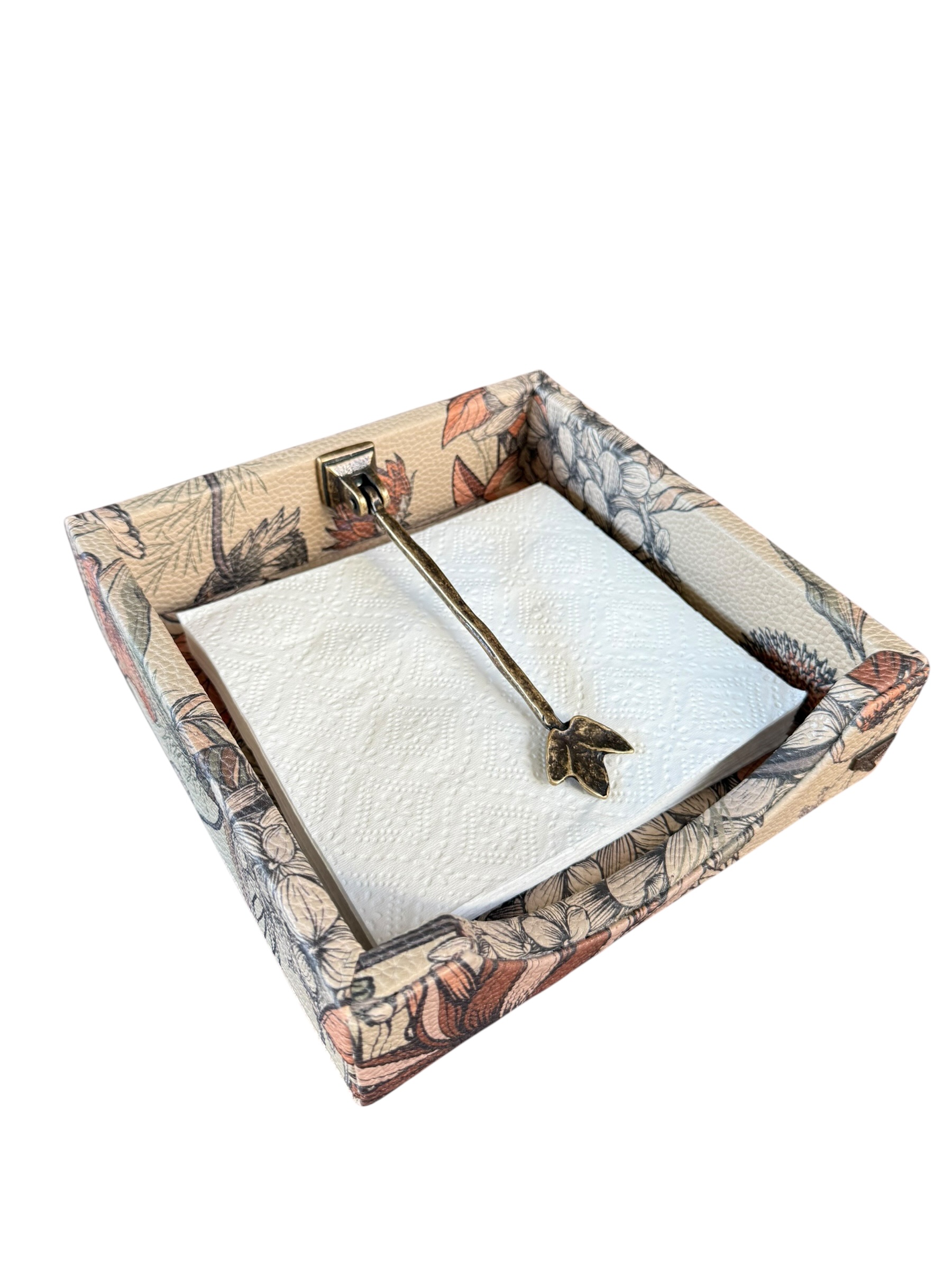 Charola para servilletas, diseño palo santo - Image 3